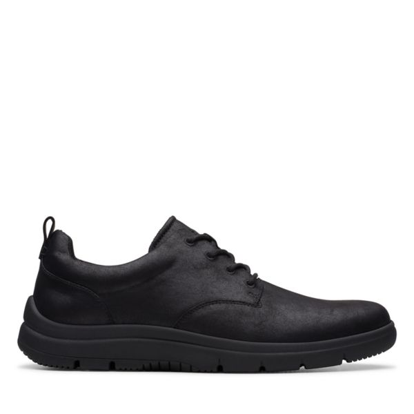 Clarks Mens Tunsil Lane Trainers Black | CA-6428530